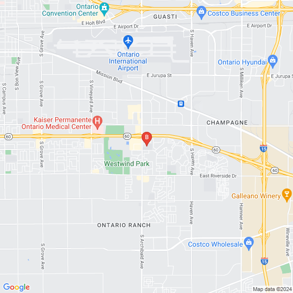 IGNI Web Agency location map: 2750 E Oak Hill Dr, Ontario, CA