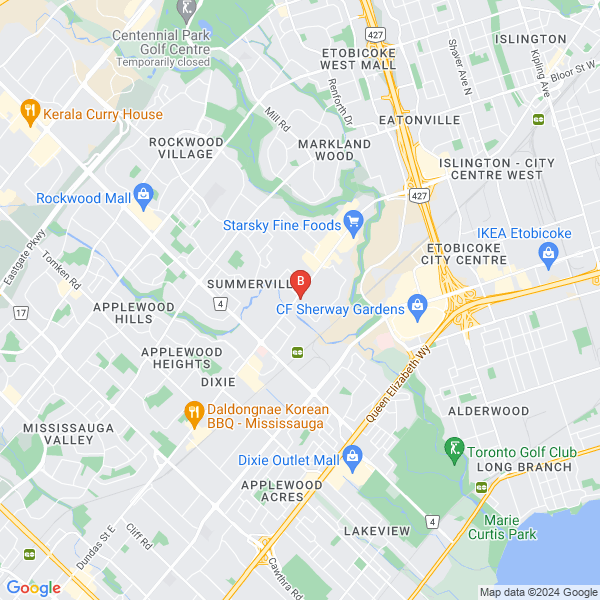 Ontario Conservatory of Music location map: 1650 Dundas Street East, Mississauga, Mississauga, Ontario