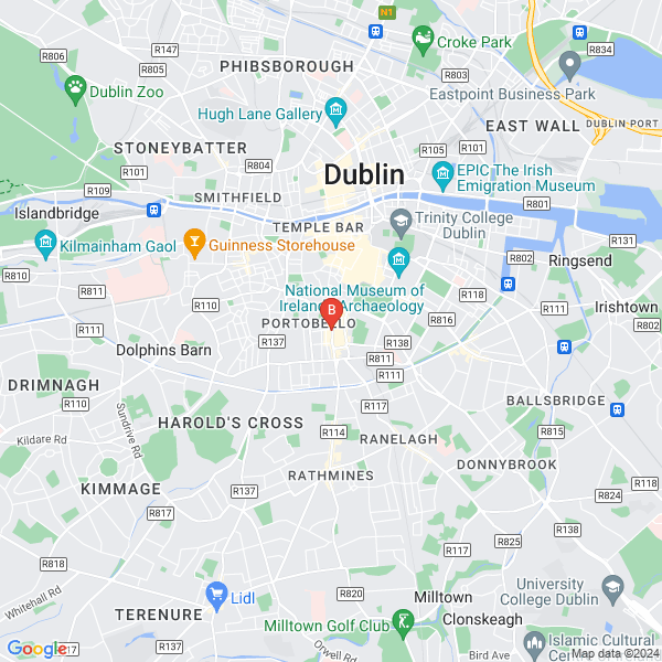 BeaconSites location map: 77 Camden Street Lower, Dublin, Leinster