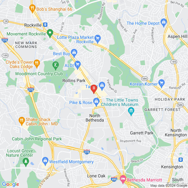 StarBrite Dental location map: 5930 Hubbard Dr, Rockville, Maryland