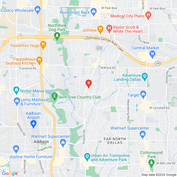 Tow Truck In Dallas Tx location map: 17330 Preston Rd #200D, Dallas, TX