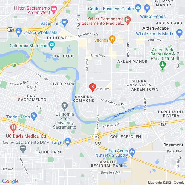Anti_Aging Med Solutions location map: 2 Scripps Drive, Suite 302, Sacramento, CA