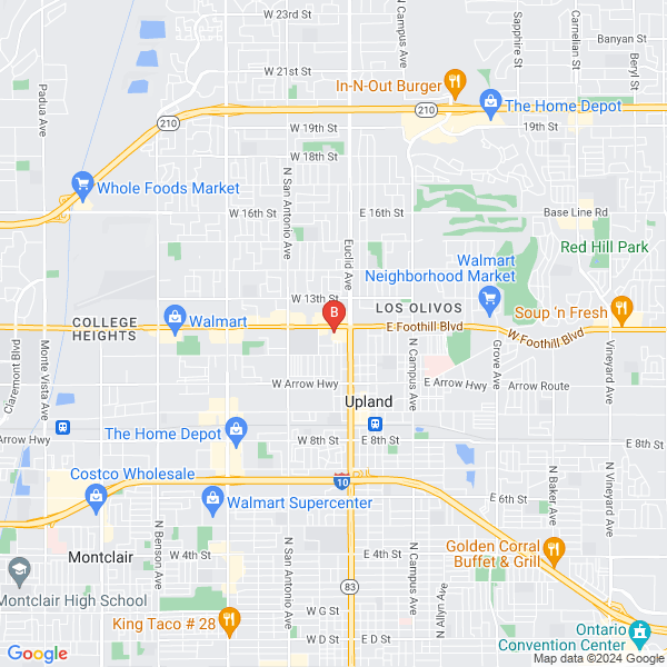 https://gmcdelivery.com location map: 154 W Foothill Blvd, Upland, Ca